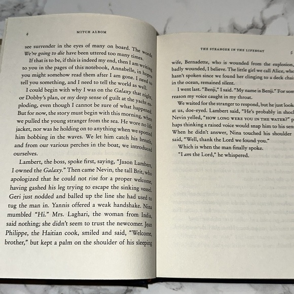 The Stranger in the Lifeboat by Mitch Albom - Picture 6 of 12